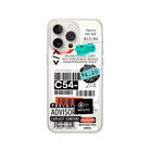 iPhone 15 Pro Barcode C54 Clear Magsafe Şeffaf Telefon Kılıfı - SUMTHINCS