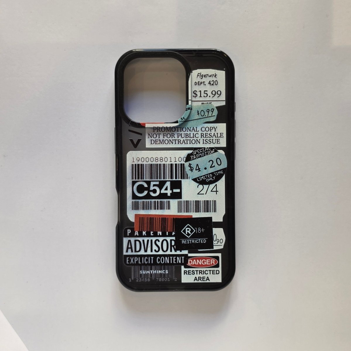iPhone 15 Pro barcode Procase Telefon Kılıfı - Sumthincs