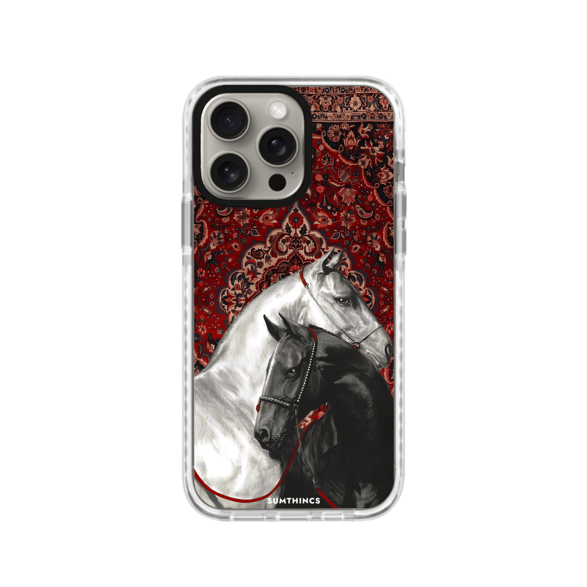 iPhone 15 Pro Harmony Procase Şeffaf Telefon Kılıfı Beyaz Şeffaf - SUMTHINCS