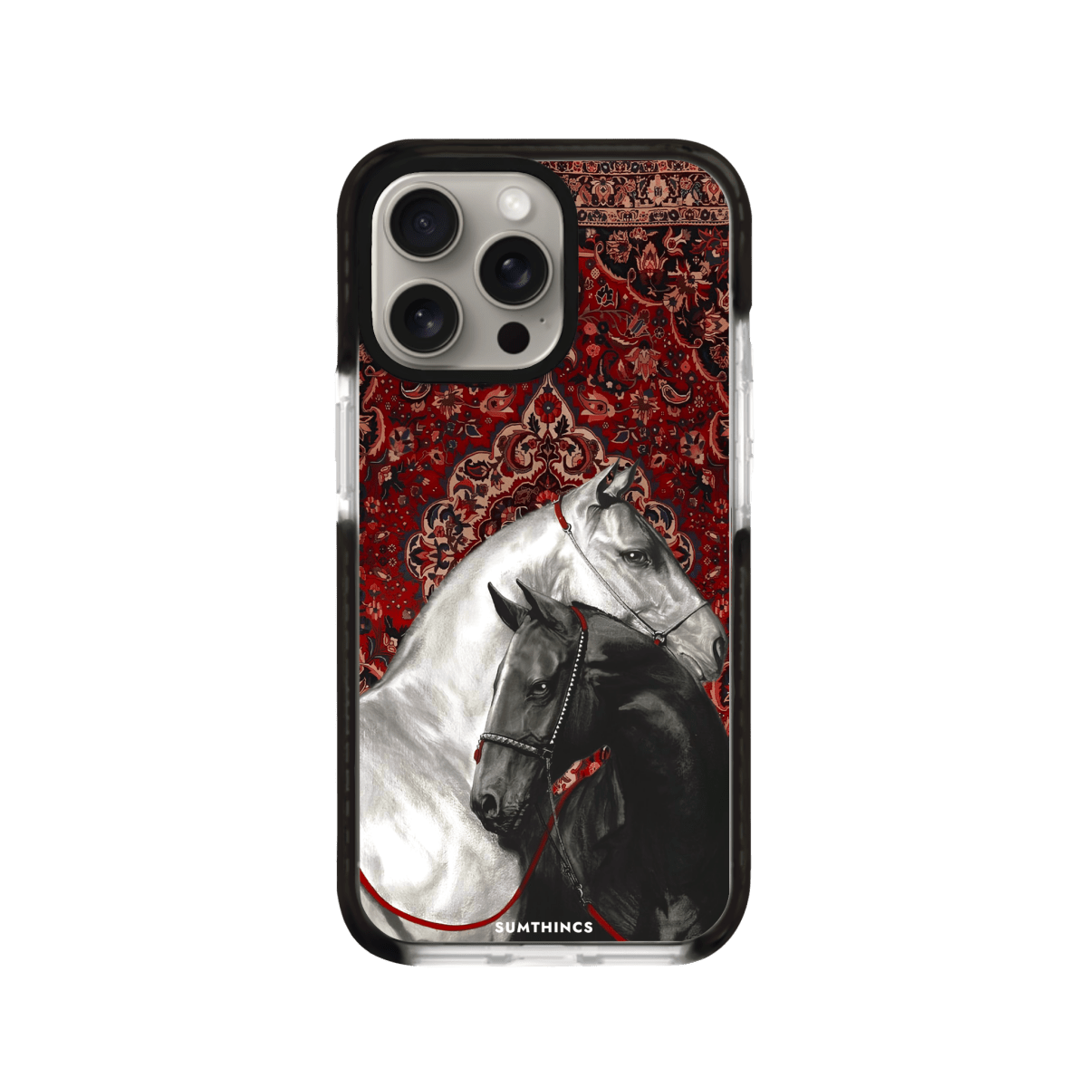 iPhone 15 Pro Harmony Procase Şeffaf Telefon Kılıfı Siyah Şeffaf - SUMTHINCS