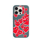 iPhone 15 Pro Hearts Premium Telefon Kılıfı Kaktüs Yeşili - SUMTHINCS