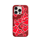 iPhone 15 Pro Hearts Premium Telefon Kılıfı Kırmızı - SUMTHINCS