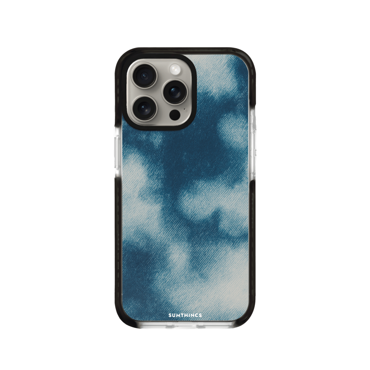 iPhone 15 Pro Indigo Procase Şeffaf Telefon Kılıfı Siyah Şeffaf - SUMTHINCS