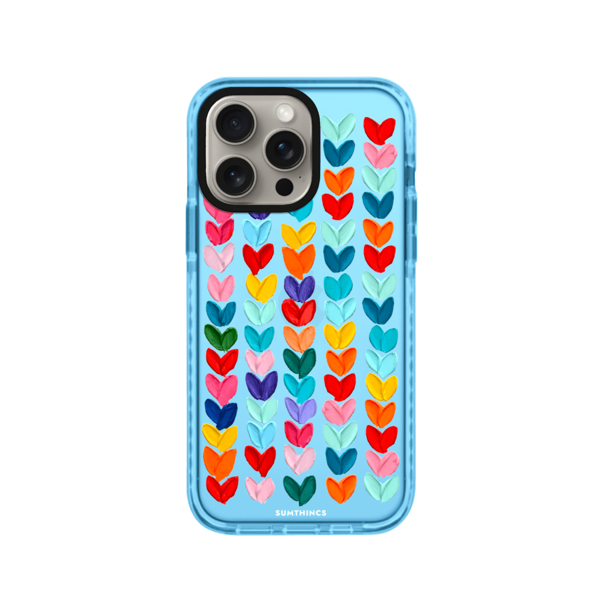 iPhone 15 Pro Lovestorm Procase Şeffaf Telefon Kılıfı Mavi - SUMTHINCS