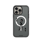 iPhone 15 Pro Max Ace Queen Magsafe Procase Şeffaf Telefon Kılıfı Antrasit - SUMTHINCS