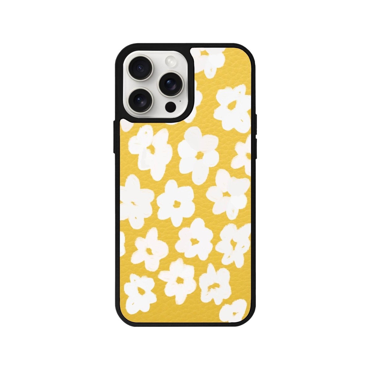 iPhone 15 Pro Max Blossoms Leather Vegan Deri Telefon Kılıfı - SUMTHINCS