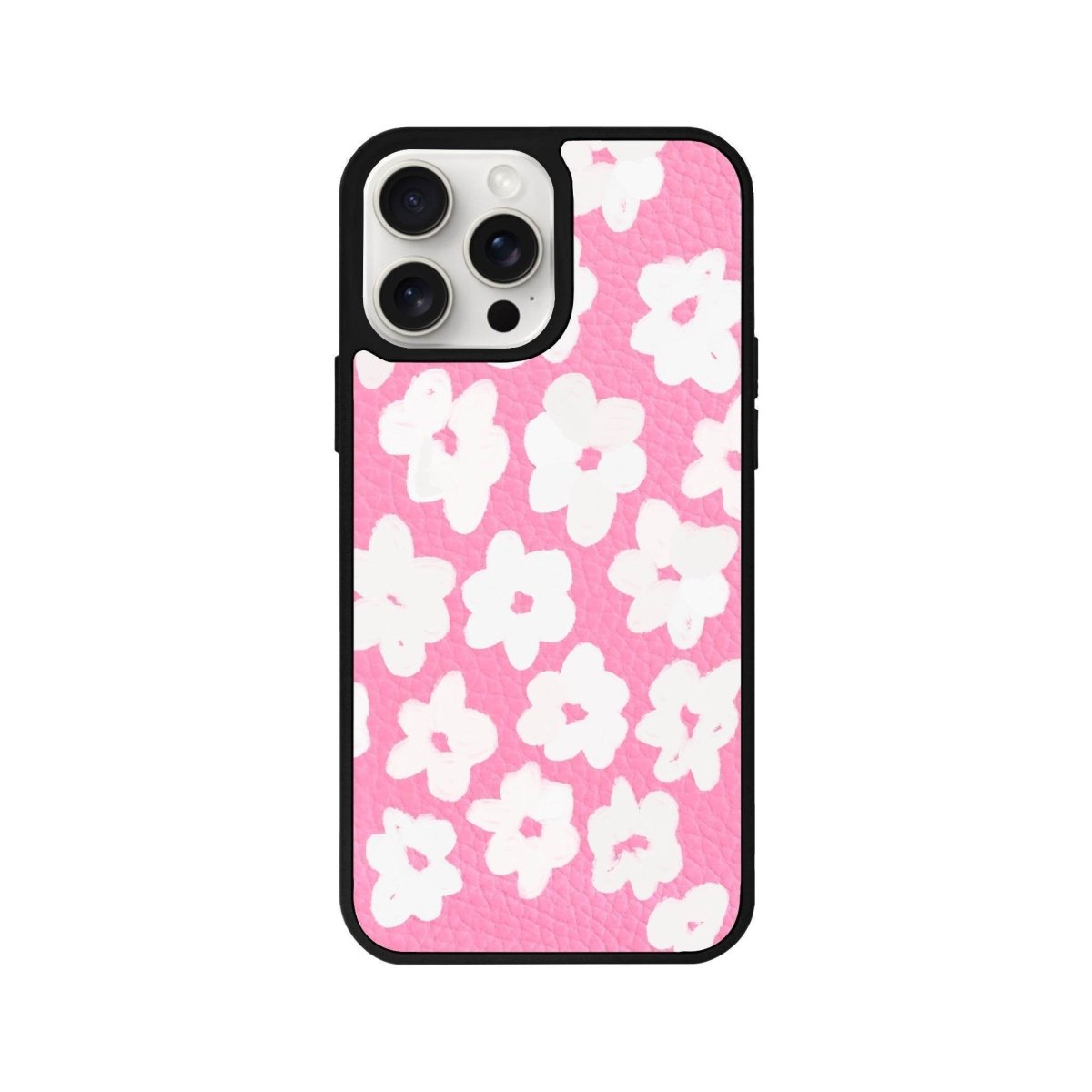 iPhone 15 Pro Max Blossoms Leather Vegan Deri Telefon Kılıfı - SUMTHINCS
