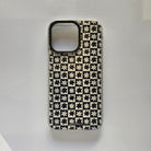 iPhone 15 Pro Max check flowers 2 Procase Telefon Kılıfı - Sumthincs