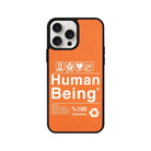 iPhone 15 Pro Max Human Being Leather Vegan Deri Telefon Kılıfı - SUMTHINCS