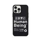 iPhone 15 Pro Max Human Being Leather Vegan Deri Telefon Kılıfı - SUMTHINCS