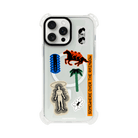 iPhone 15 Pro Max Somewhere Bumper Magsafe Şeffaf Telefon Kılıfı Beyaz Şeffaf - SUMTHINCS