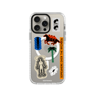 iPhone 15 Pro Max Somewhere Magsafe Procase Şeffaf Telefon Kılıfı Beyaz Şeffaf - SUMTHINCS