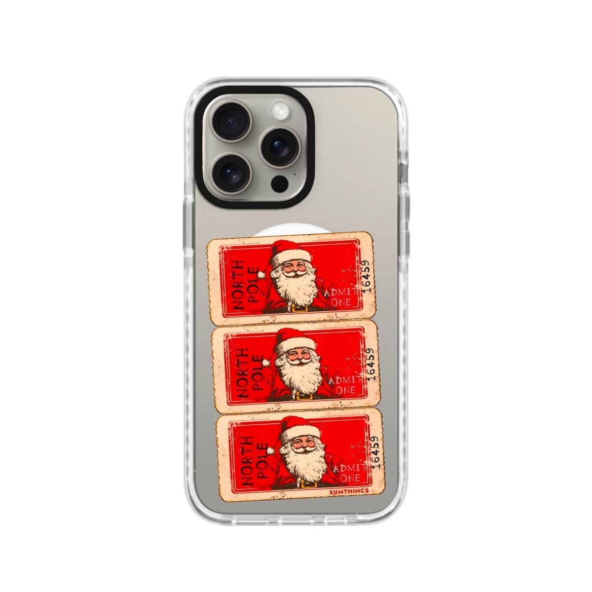 iPhone 15 Pro Northpole Ticket Magsafe Procase Şeffaf Telefon Kılıfı - SUMTHINCS