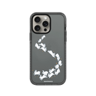 iPhone 15 Pro Starry Bunnies Procase Şeffaf Telefon Kılıfı Antrasit - SUMTHINCS