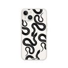 iPhone 15 Snakes Clear Magsafe Şeffaf Telefon Kılıfı - SUMTHINCS