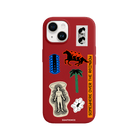 iPhone 15 Somewhere Premium Telefon Kılıfı Kırmızı - SUMTHINCS