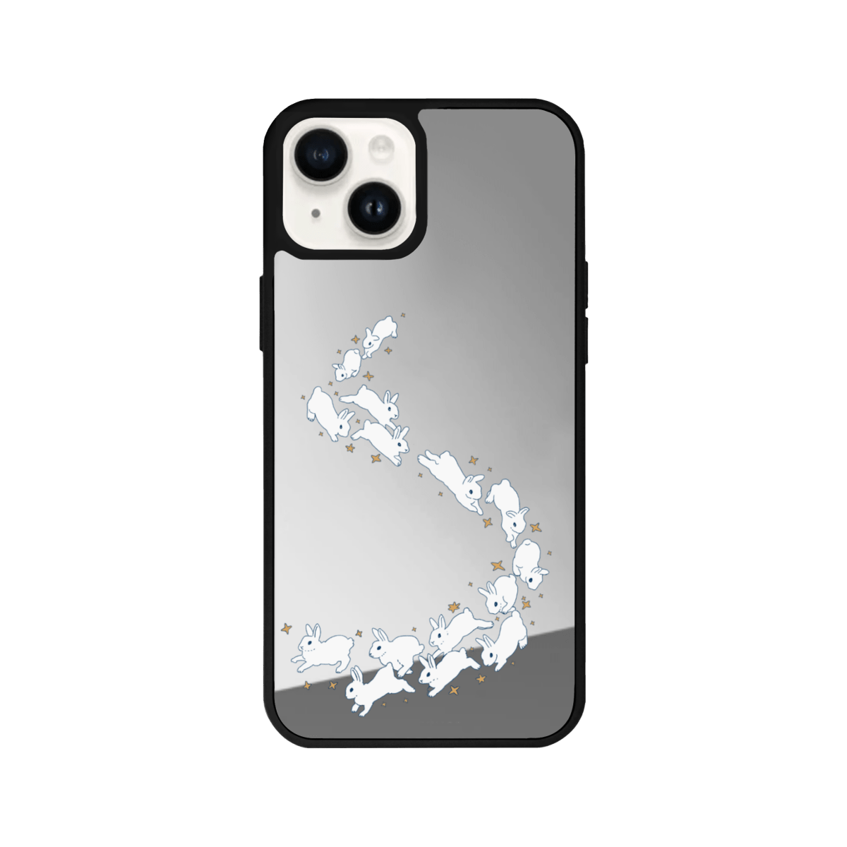 iPhone 15 Starry Bunnies Mirror Aynalı Telefon Kılıfı - SUMTHINCS