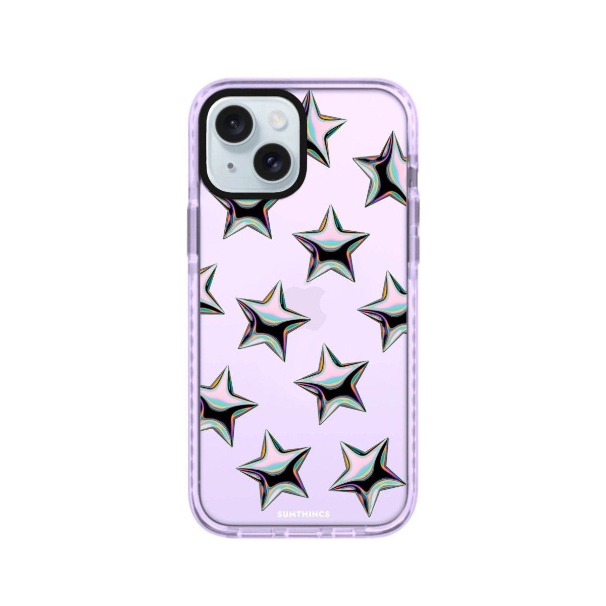 iPhone 15 Stars Procase Şeffaf Telefon Kılıfı - SUMTHINCS