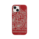 iPhone 15 Urban Bandana Premium Telefon Kılıfı Kırmızı - SUMTHINCS