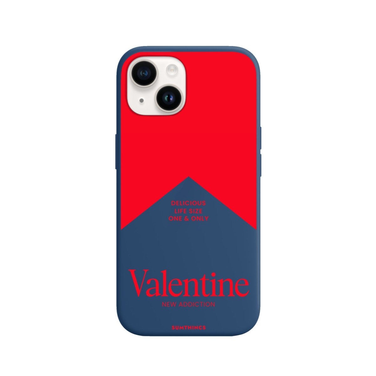 iPhone 15 Valentine Premium Telefon Kılıfı Pasifik Mavi - SUMTHINCS