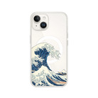 iPhone 15 Waves Clear Magsafe Şeffaf Telefon Kılıfı - SUMTHINCS