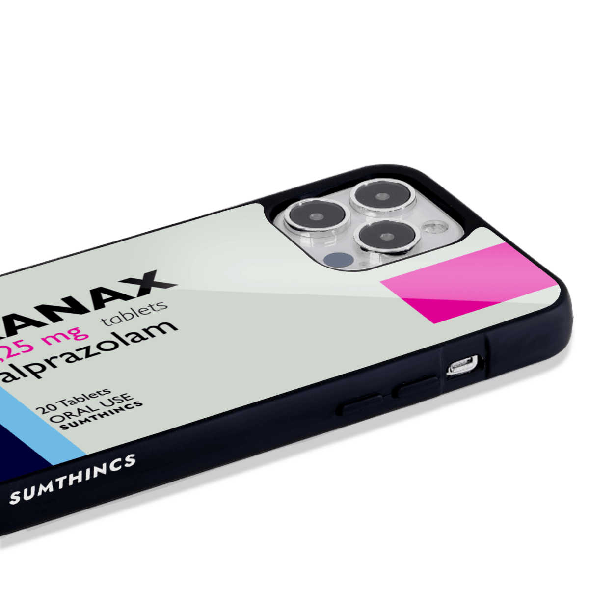 iPhone 15 Xanax Glossy Telefon Kılıfı - Sumthincs