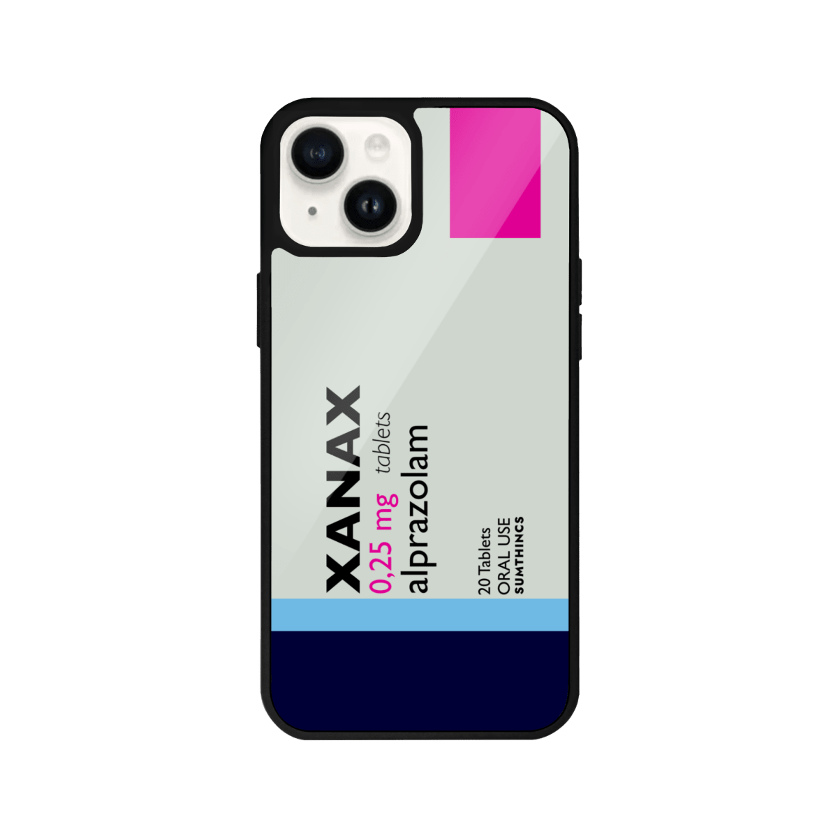 iPhone 15 Xanax Glossy Telefon Kılıfı - Sumthincs