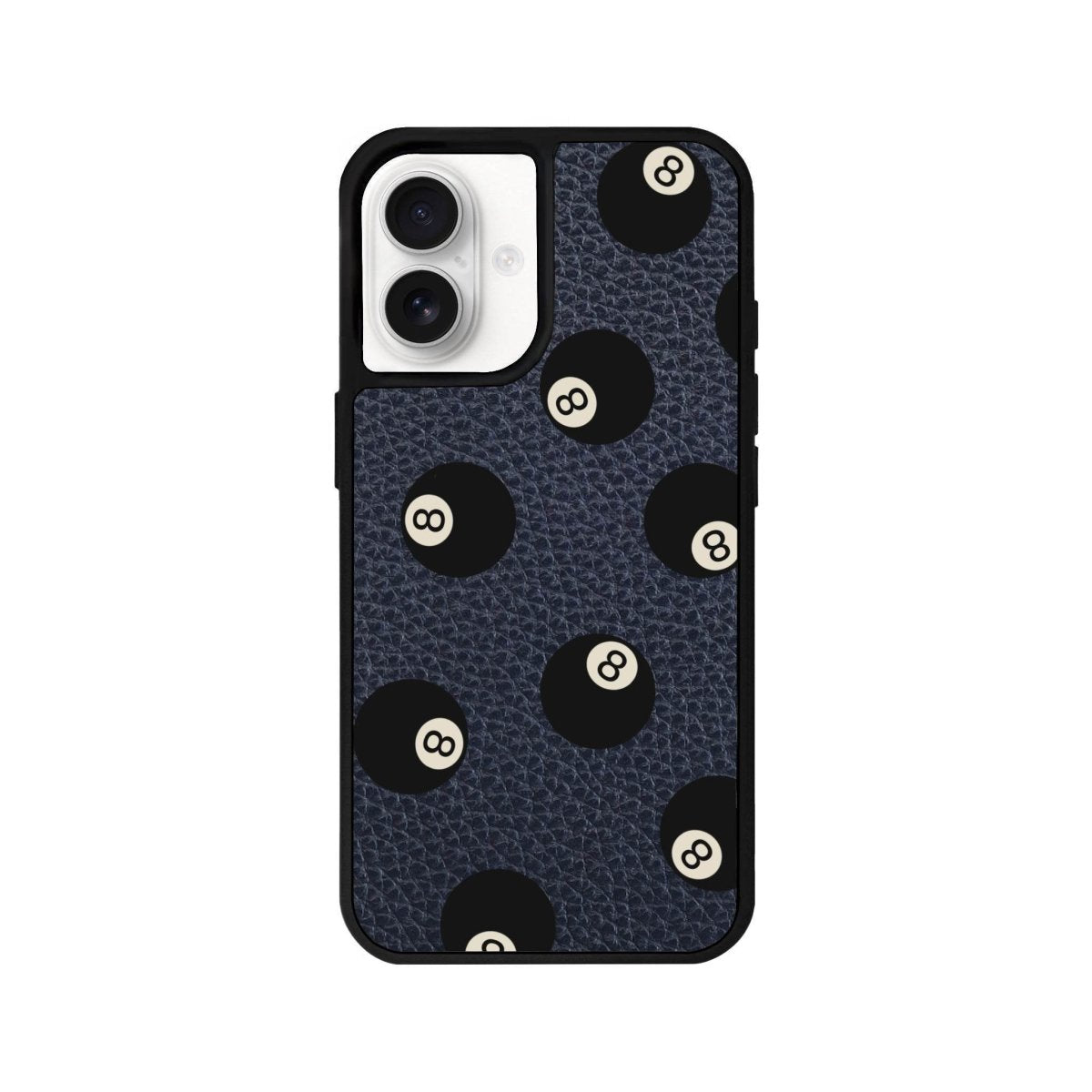 iPhone 16 8Ball Leather Vegan Deri Telefon Kılıfı - SUMTHINCS