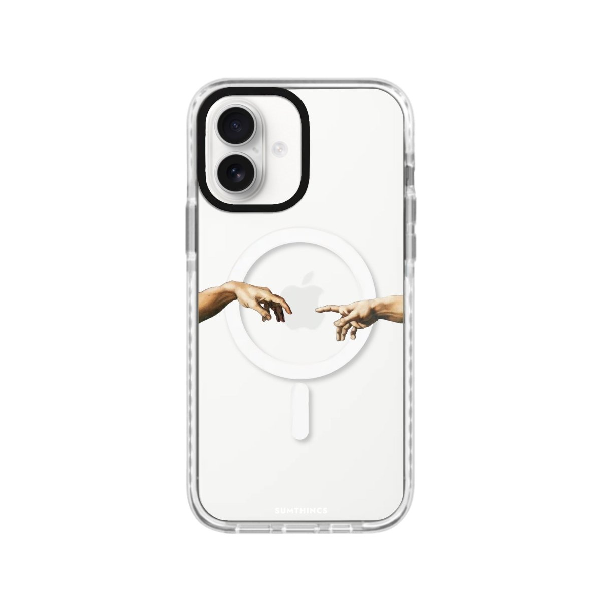 iPhone 16 Adam's Creation Magsafe Procase Şeffaf Telefon Kılıfı Beyaz Şeffaf - SUMTHINCS