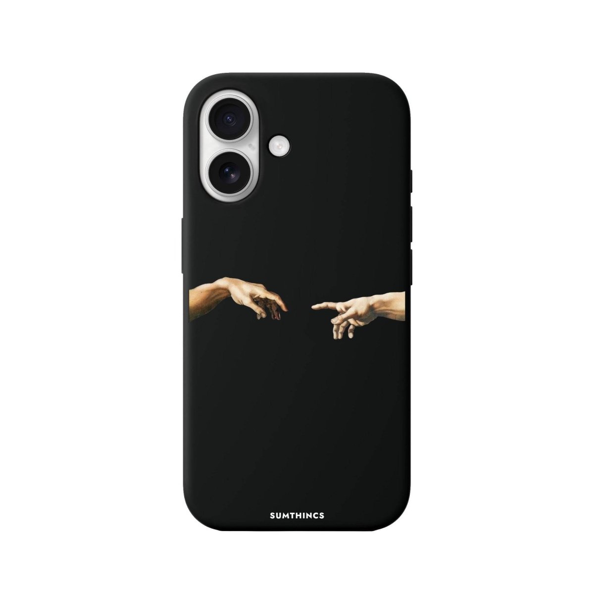 iPhone 16 Adam's Creation Premium Telefon Kılıfı Siyah - SUMTHINCS
