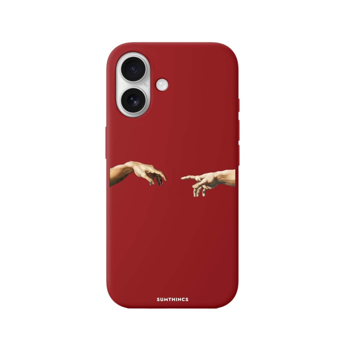 iPhone 16 Adam's Creation Premium Telefon Kılıfı Kırmızı - SUMTHINCS