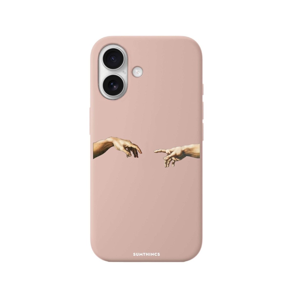 iPhone 16 Adam's Creation Premium Telefon Kılıfı Bej - SUMTHINCS