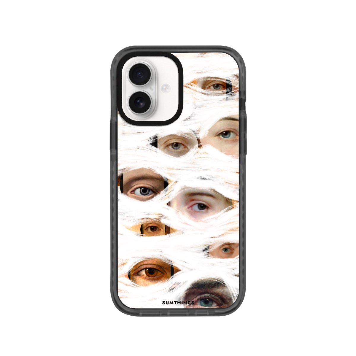 iPhone 16 All Eyes On Me Procase Şeffaf Telefon Kılıfı Antrasit - SUMTHINCS