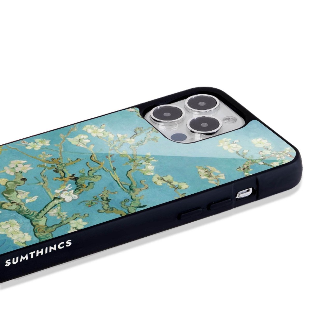 iPhone 16 Almond Blossoms Glossy Cam Telefon Kılıfı - SUMTHINCS