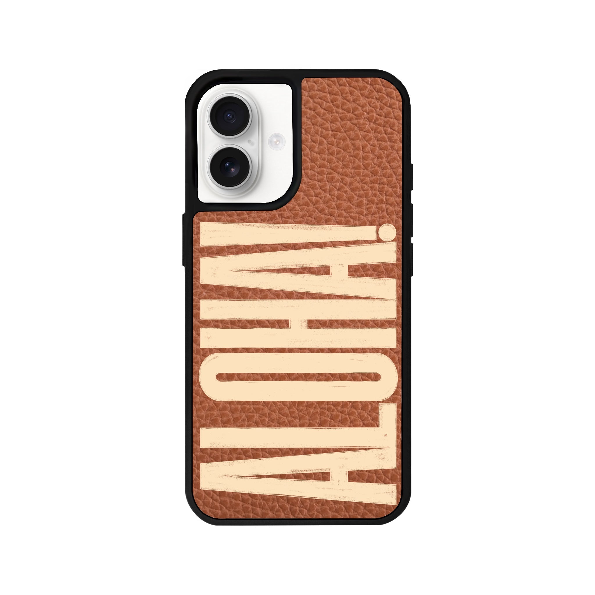 iPhone 16 Aloha Leather Vegan Deri Telefon Kılıfı - SUMTHINCS