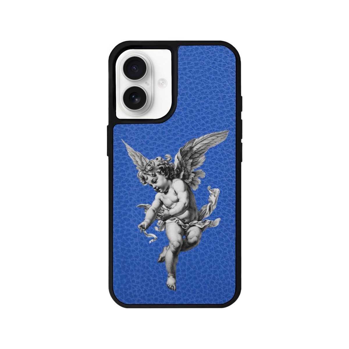 iPhone 16 Angel Leather Vegan Deri Telefon Kılıfı Mavi - SUMTHINCS