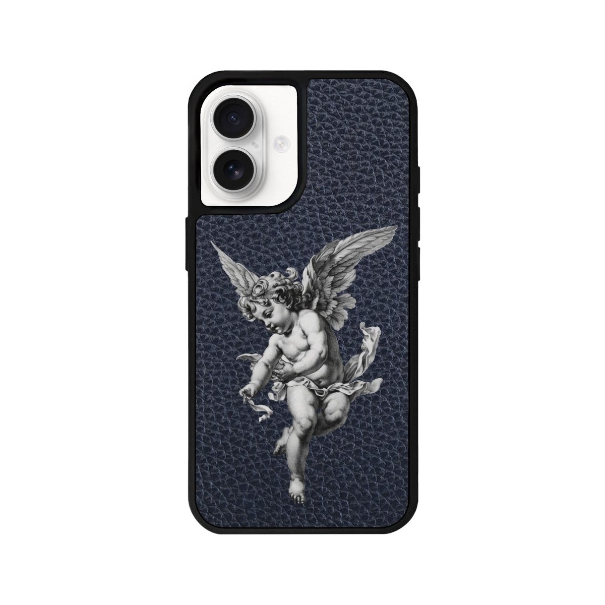 iPhone 16 Angel Leather Vegan Deri Telefon Kılıfı Pasifik Mavi - SUMTHINCS