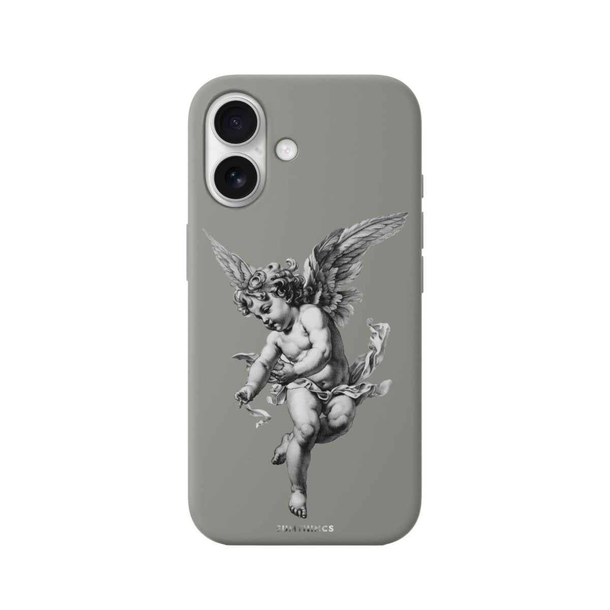 iPhone 16 Angel Premium Telefon Kılıfı Gri - SUMTHINCS
