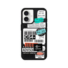 iPhone 16 Barcode C54 Leather Vegan Deri Telefon Kılıfı - SUMTHINCS