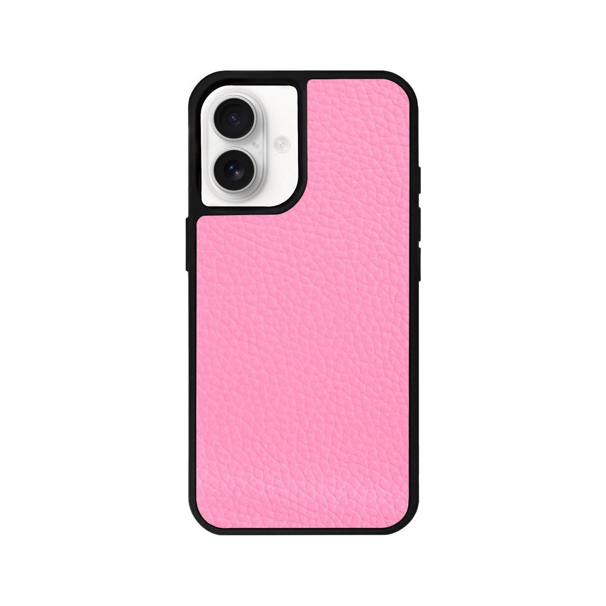iPhone 16 Basic Leather Vegan Deri Telefon Kılıfı Pembe - SUMTHINCS