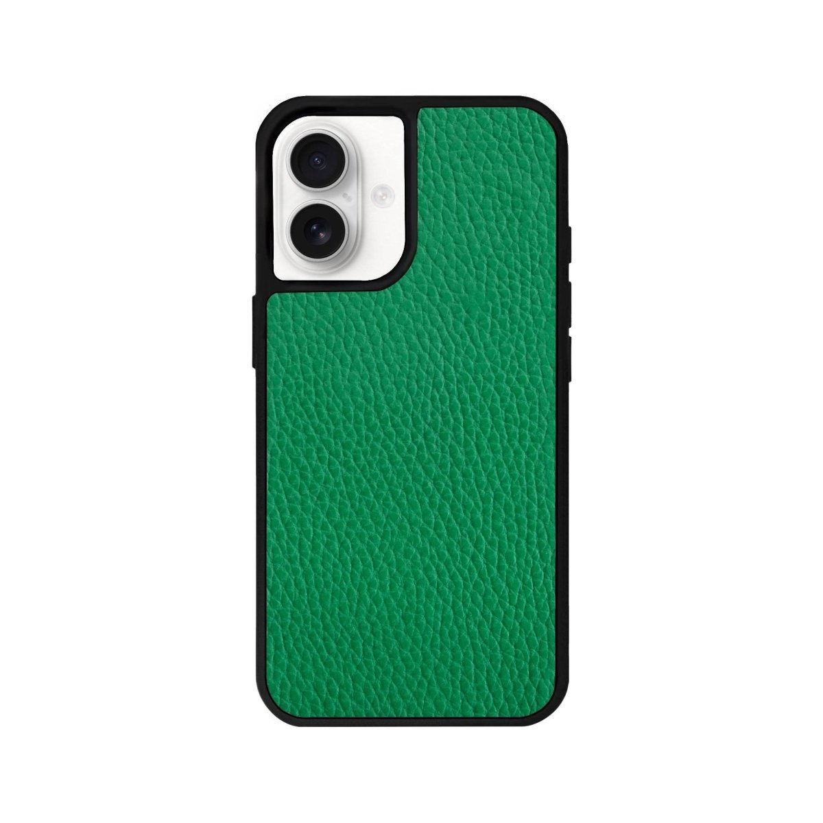 iPhone 16 Basic Leather Vegan Deri Telefon Kılıfı Yeşil - SUMTHINCS