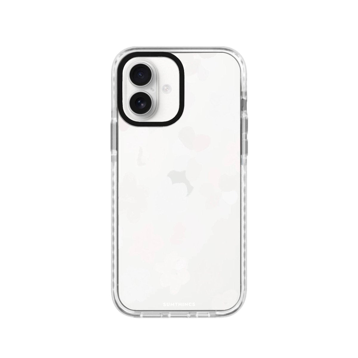 iPhone 16 Blossoms Procase Şeffaf Telefon Kılıfı Beyaz Şeffaf - SUMTHINCS