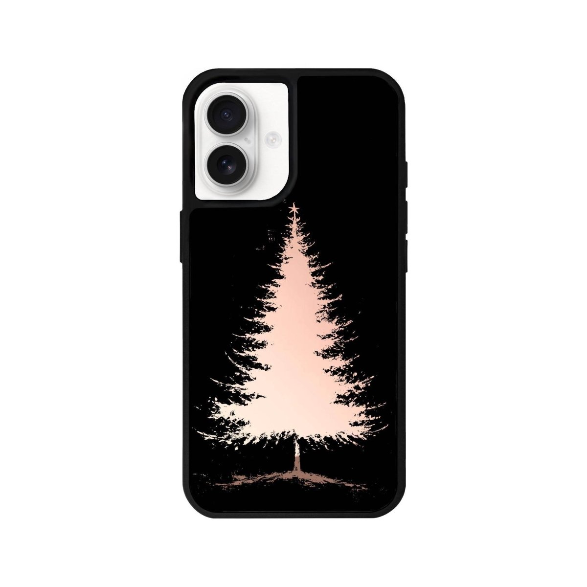 iPhone 16 Christmas Tree Mirror Aynalı Telefon Kılıfı Metalik Pembe - SUMTHINCS