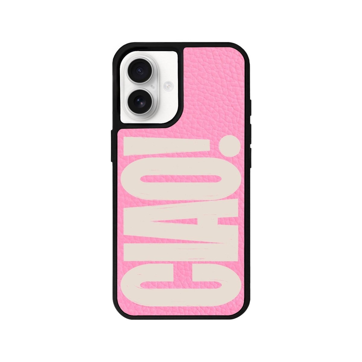 iPhone 16 CIAO! Leather Vegan Deri Telefon Kılıfı Pembe - SUMTHINCS