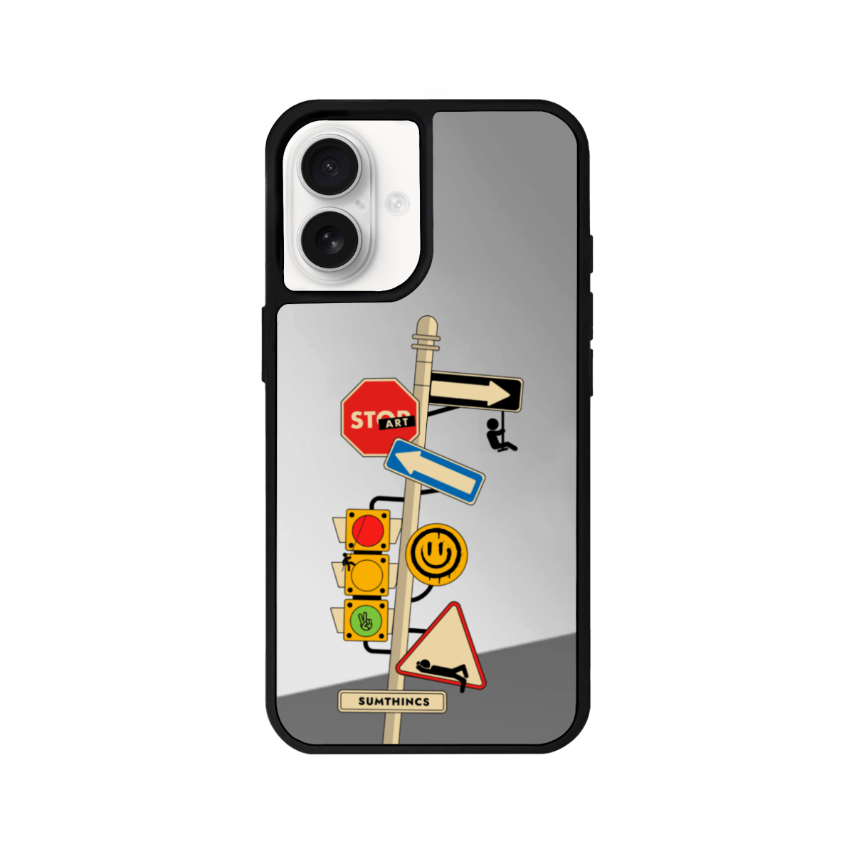 iPhone 16 Crossroad Mirror Aynalı Telefon Kılıfı - SUMTHINCS