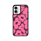 iPhone 16 Daisy Pop Leather Deri Telefon Kılıfı Bordo - SUMTHINCS