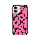 iPhone 16 Daisy Pop Leather Deri Telefon Kılıfı Siyah - SUMTHINCS