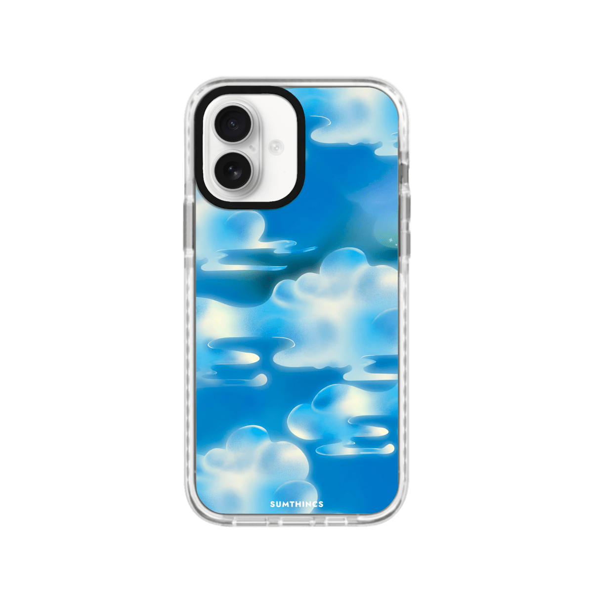 iPhone 16 Daydream Procase Şeffaf Telefon Kılıfı Beyaz Şeffaf - SUMTHINCS