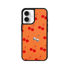 iPhone 16 Disco Cherry Leather Vegan Deri Telefon Kılıfı - SUMTHINCS