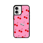 iPhone 16 Disco Cherry Leather Vegan Deri Telefon Kılıfı - SUMTHINCS